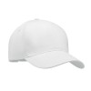 Gorra de sarga de algodón con hebilla metálica promocional Color Blanco