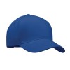 Gorra de sarga de algodón con hebilla metálica Color Azul Royal