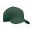 Gorra de sarga de algodón con hebilla metálica Color Verde Oscuro