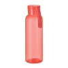 Botella de tritán con asa de silicona a color - 500 ml barata Color Rojo Transparente