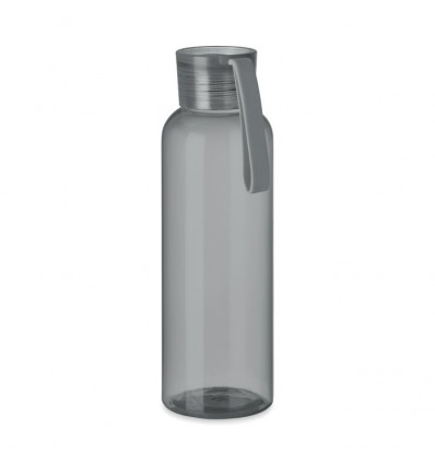 Botella de tritán con asa de silicona a color - 500 ml merchandising Color Gris Transparente