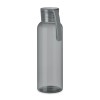 Botella de tritán con asa de silicona a color - 500 ml merchandising Color Gris Transparente