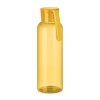 Botella de tritán con asa de silicona a color - 500 ml para publicidad Color Amarillo Transparente