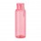 Botella de tritán con asa de silicona a color - 500 ml para regalar Color Rosa Transparente