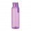 Botella de tritán con asa de silicona a color - 500 ml para eventos Color Violeta Transparente