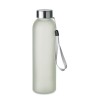 Botella de cristal para sublimar con tapa inox - 500 ml personalizada Color Blanco Transparente