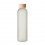 Botella de cristal para sublimar con tapa de bambú - 650 ml promocional