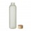Botella de cristal para sublimar con tapa de bambú - 650 ml barata
