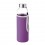 Botella de Cristal con Funda de Neopreno con Publicidad Color Violeta