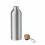 Botella de aluminio con tapa de bambú y mosquetón - 800 ml barata