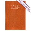 Agenda publicitaria 2024 Premium Dia A5 para publicidad Color Naranja Medio