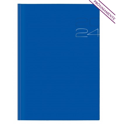 Agenda publicitaria 2024 Positano Semana A5 personalizada Color Azul