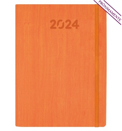 Agenda publicitaria wire'o 2024 Vivione Semana B5 personalizada Color Naranja