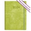 Agenda promocional wire'o 2024 Polignano Día B5 personalizada Color Verde