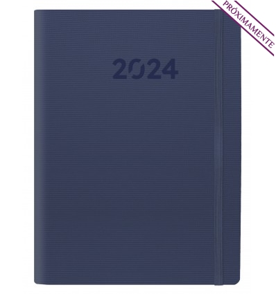 Agenda promocional wire'o 2024 Tellaro Día B5 personalizada Color Azul