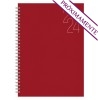 Agenda personalizada wire'o 2024 Positano Semana B5 promocional Color Rojo