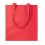 Bolsa de Algodón de Color con Asas Largas promocional Color Rojo