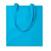 Bolsa de Algodón de Color con Asas Largas para regalar Color Turquesa