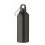Botella de aluminio reciclado con mosquetón - 500 ml publicitaria Color Negro