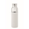 Botella de cristal reciclado con funda - 500 ml promocional Color Beige