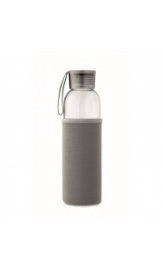 Botella de vidrio reciclado con funda - 500 ml