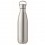 Botella de acero inox reciclado con aislamiento térmico - 500 ml personalizada Color Plata Mate