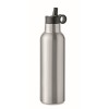 Botella de acero reciclado con tapón intercambiable - 700 ml merchandising Color Plata Mate
