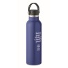 Botella de acero reciclado con tapón intercambiable - 700 ml con logo