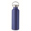 Botella de aluminio reciclado con tapa de acero inox - 500 ml personalizada Color Azul