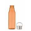 Botella reciclada sin BPA con tapón inoxidable - 650 ml con logo publicitario