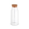 Botella de cristal con tapón de corcho - 800 ml personalizada Color Natural