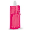Botella plegable para perros con mosquetón personalizada Color Rosa