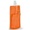 Botella plegable para perros con mosquetón para campañas publicitarias Color Naranja