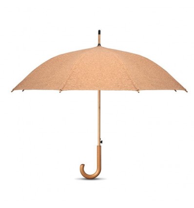 Paraguas de corcho con apertura automática personalizado Color Beige