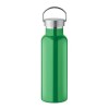 Botella de acero inoxidable reciclado de doble pared - 500 ml de propaganda Color Verde