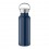 Botella de acero inoxidable reciclado de doble pared - 500 ml con logo publicitario Color Azul Marino Oscuro