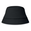 Sombrero de Algodón para la Playa publicitario Color Negro