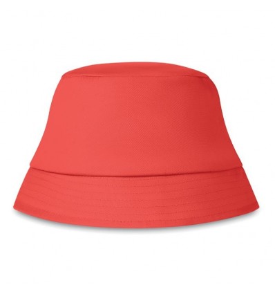 Sombrero de Algodón para la Playa personalizado Color Rojo