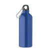 Botella de aluminio reciclado con mosquetón - 500 ml personalizada Color Azul