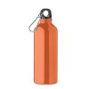 Botella de aluminio reciclado con mosquetón - 500 ml para regalar Color Naranja