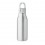 Botella de diseño de 650ml con asa de silicona para campañas publicitarias Color Plata Mate