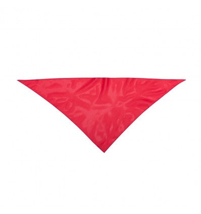 Pañoleta triangular de poliéster publicitaria Color Rojo