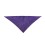 Pañoleta triangular de poliéster para eventos Color Morado