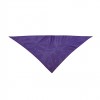 Pañoleta triangular de poliéster para eventos Color Morado