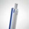 Bolígrafo de plástico reciclado Tinta azul Color Azul - Vista posterior