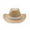 Sombrero de paja Western promocional Color Blanco