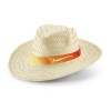 Sombrero de Paja Natural con cinta sublimada a todo color