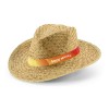 Sombrero de Paja Publicitario con cinta sublimada a todo color