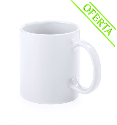 Tazas blancas para sublimar - 350 ml personalizadas Color Blanco