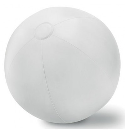 Pelota Hinchable para Playa de Ø40cm personalizada Color Blanco